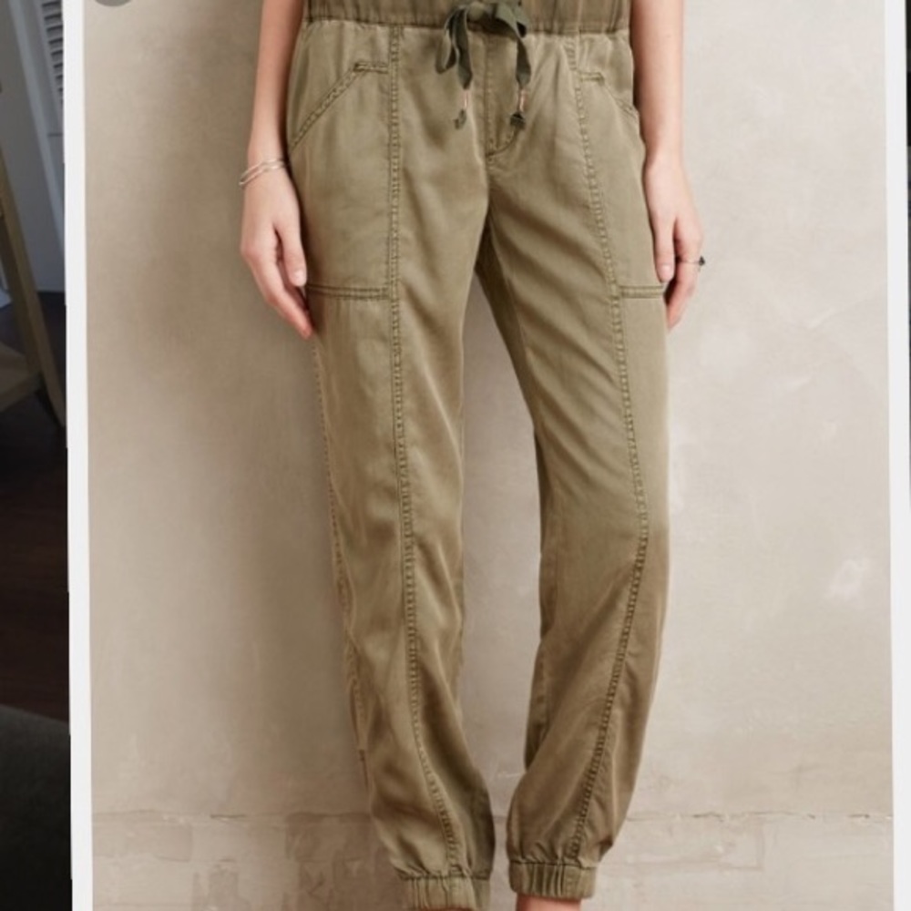 Hei Hei Anthropologie Moss Green Jogger Pants